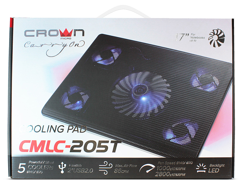 Подставка для ноутбука Crown CMLC-205T