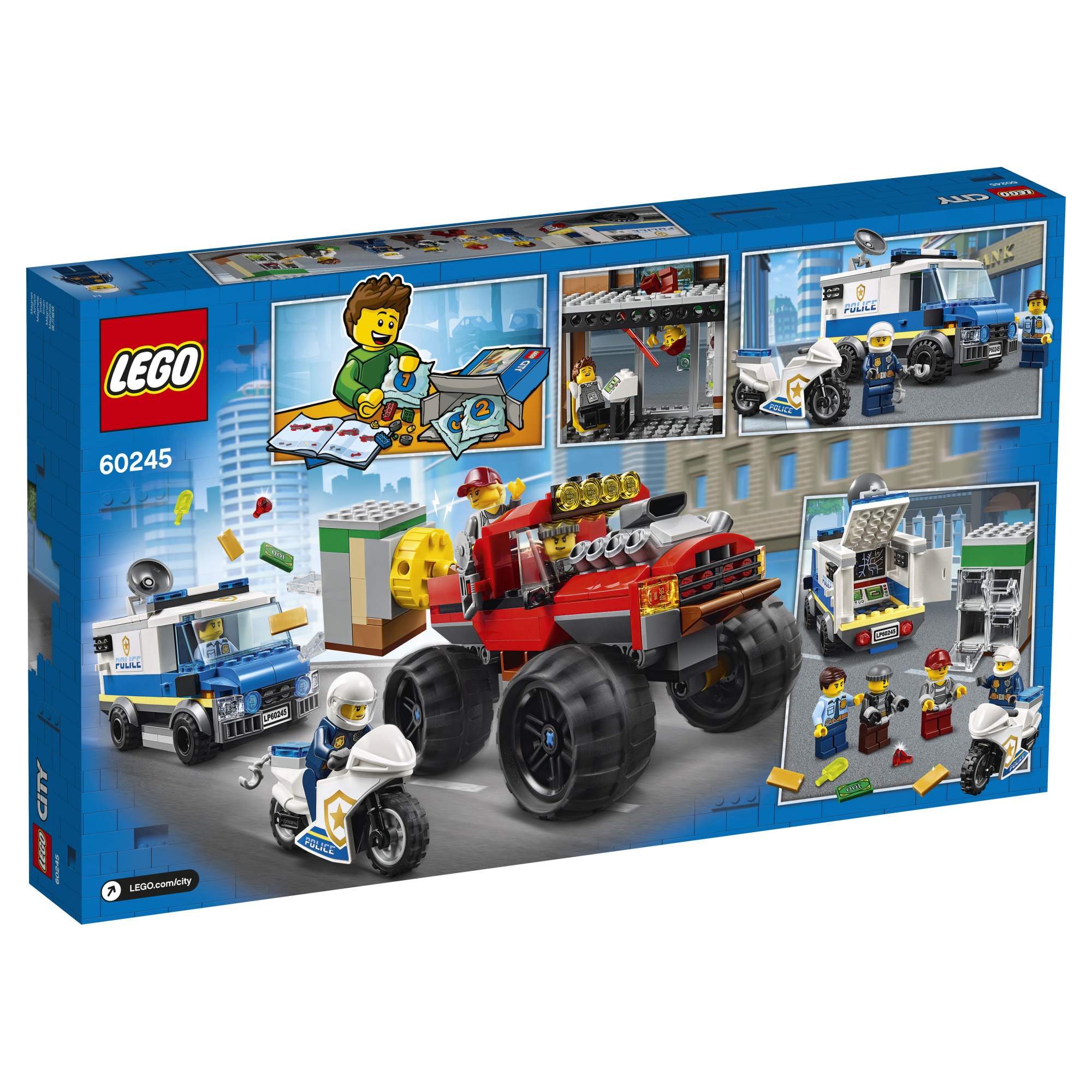 Конструктор LEGO City Police 60245 Ограбление полицейского монстр-трака