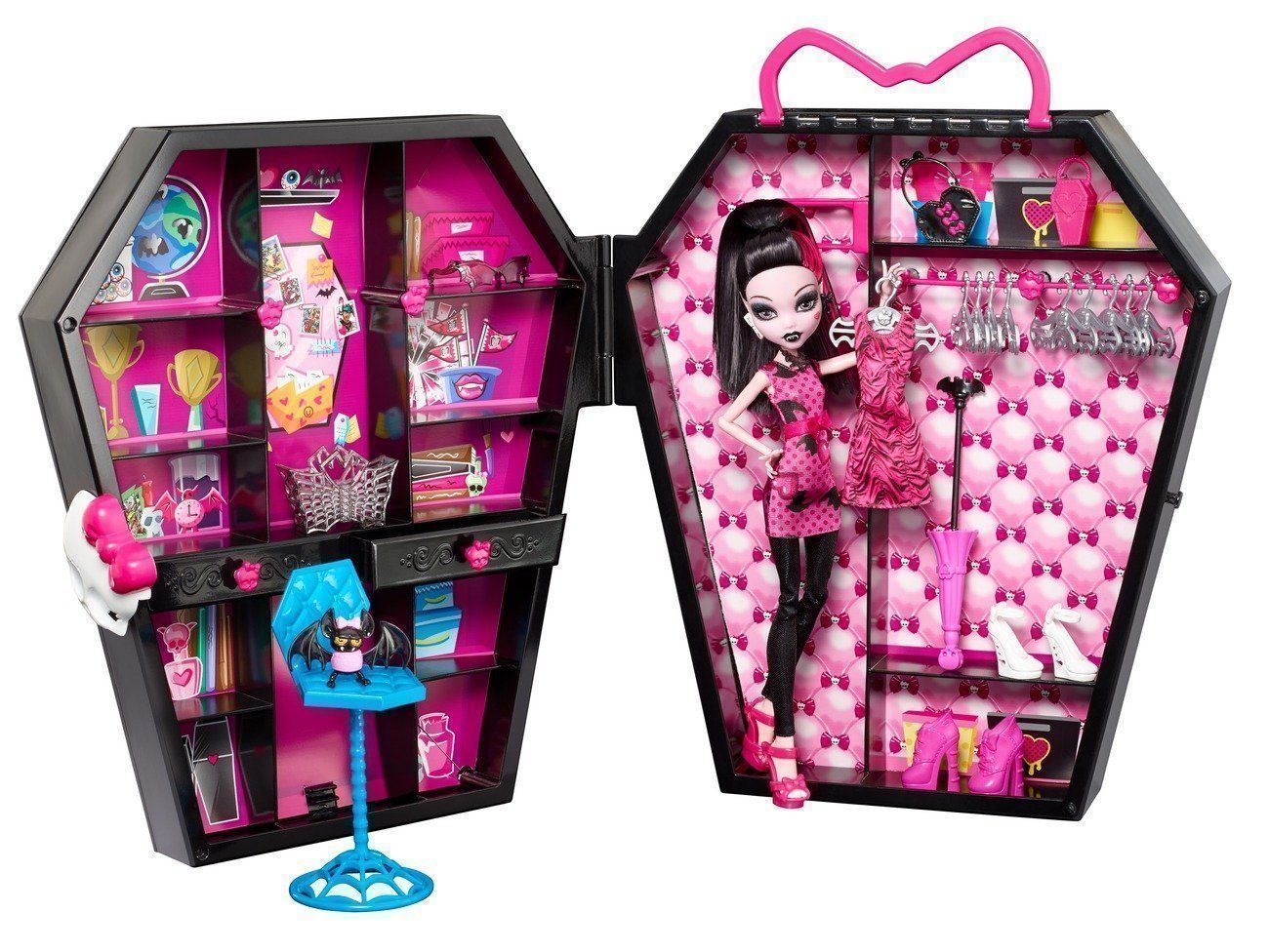 Купить игровой набор Monster High Дракулокер - Шкафчик Дракулауры BGT61,  цены на Мегамаркет