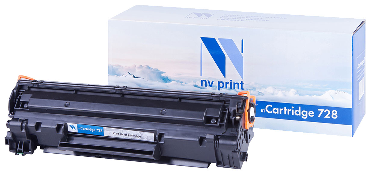 Картридж для лазерного принтера NV Print 728, черный