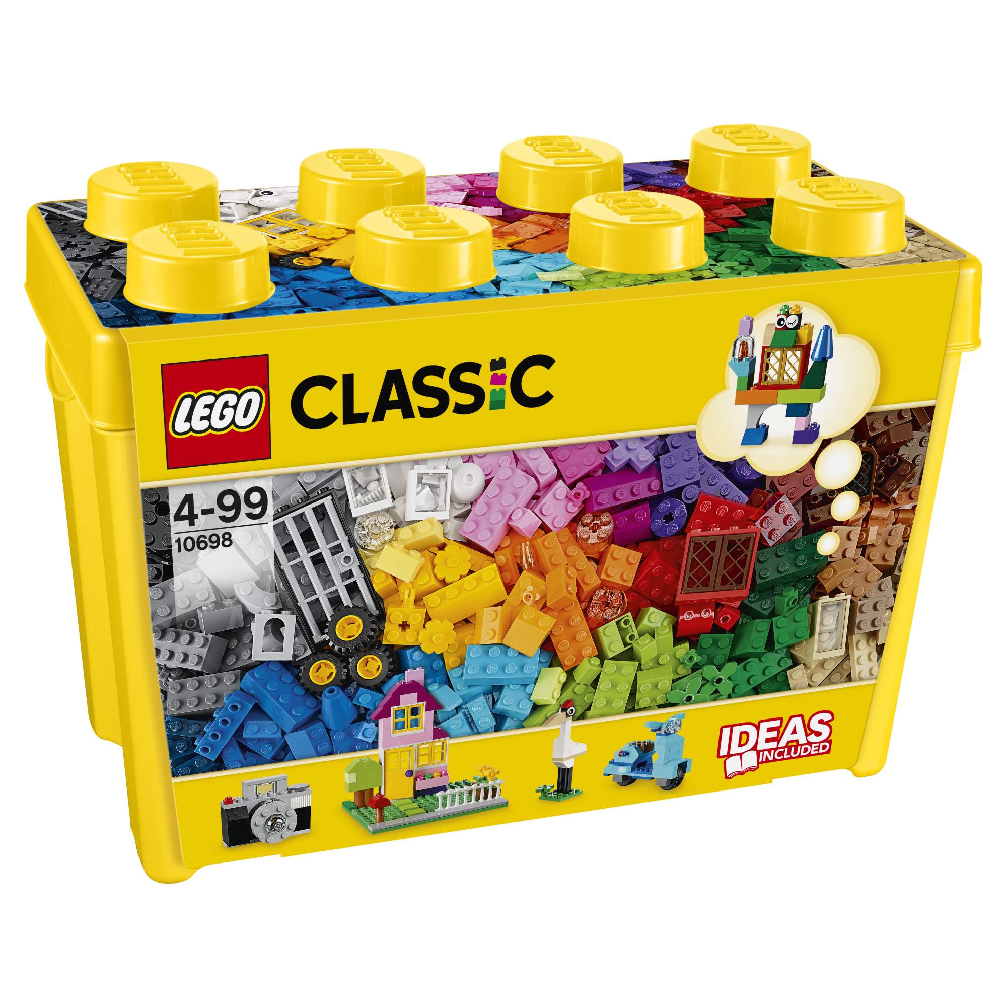 Отзывы о конструктор LEGO Classic Набор для творчества большого размера  (10698) - отзывы покупателей на Мегамаркет | конструкторы LEGO 10698 -  100000075515