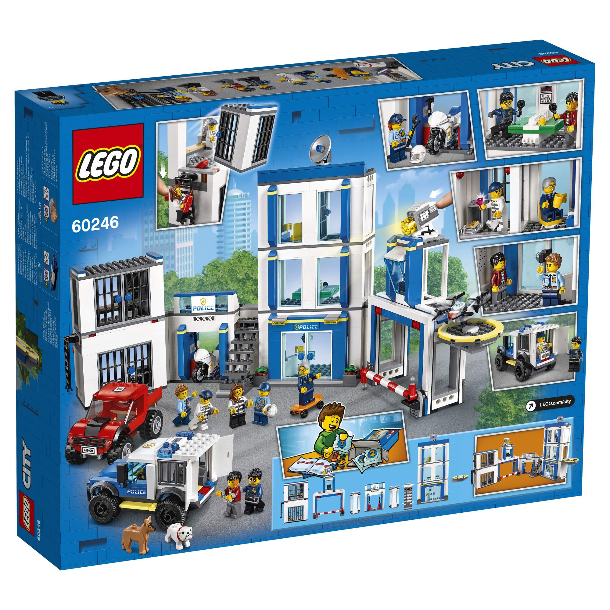 Купить конструктор LEGO City Police 60246 Полицейский участок, цены на  Мегамаркет | Артикул: 100025820515