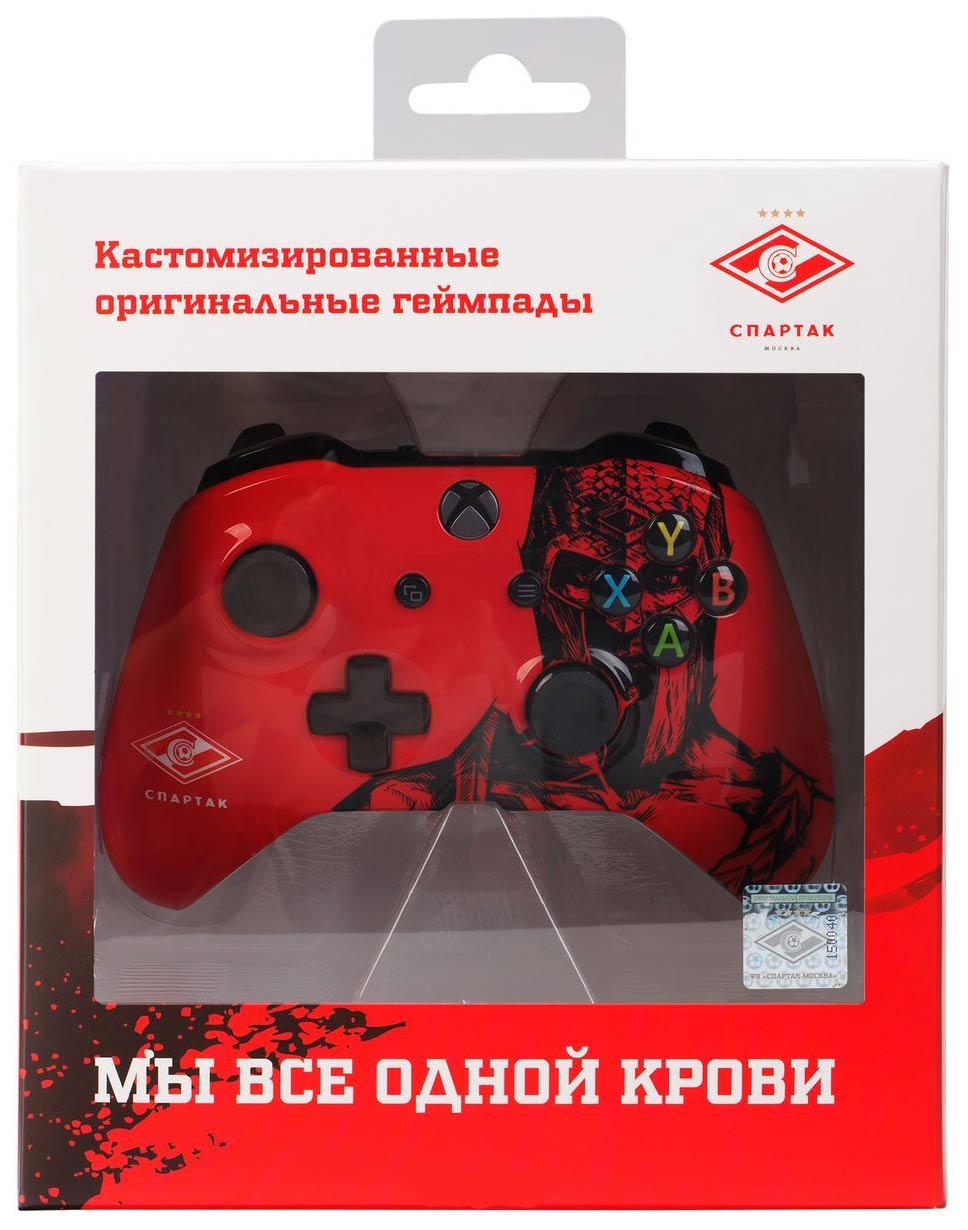 Геймпад Microsoft Xbox One RBW-XB014 ФК Спартак «Гладиатор» - купить в  Москве, цены на Мегамаркет | 100000100915