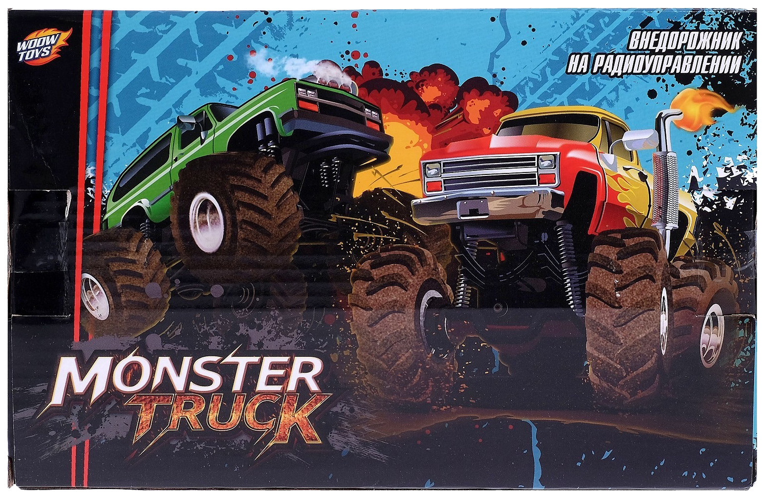 Машина р/у Monster Truck - Квадроцикл (на бат.) WOOW TOYS – купить в  Москве, цены в интернет-магазинах на Мегамаркет