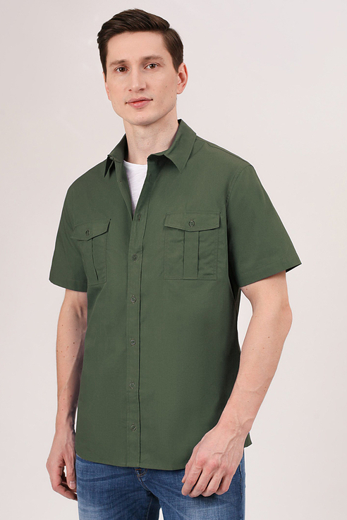 Рубашка мужская Tom Farr T M7004.47 зеленая M
