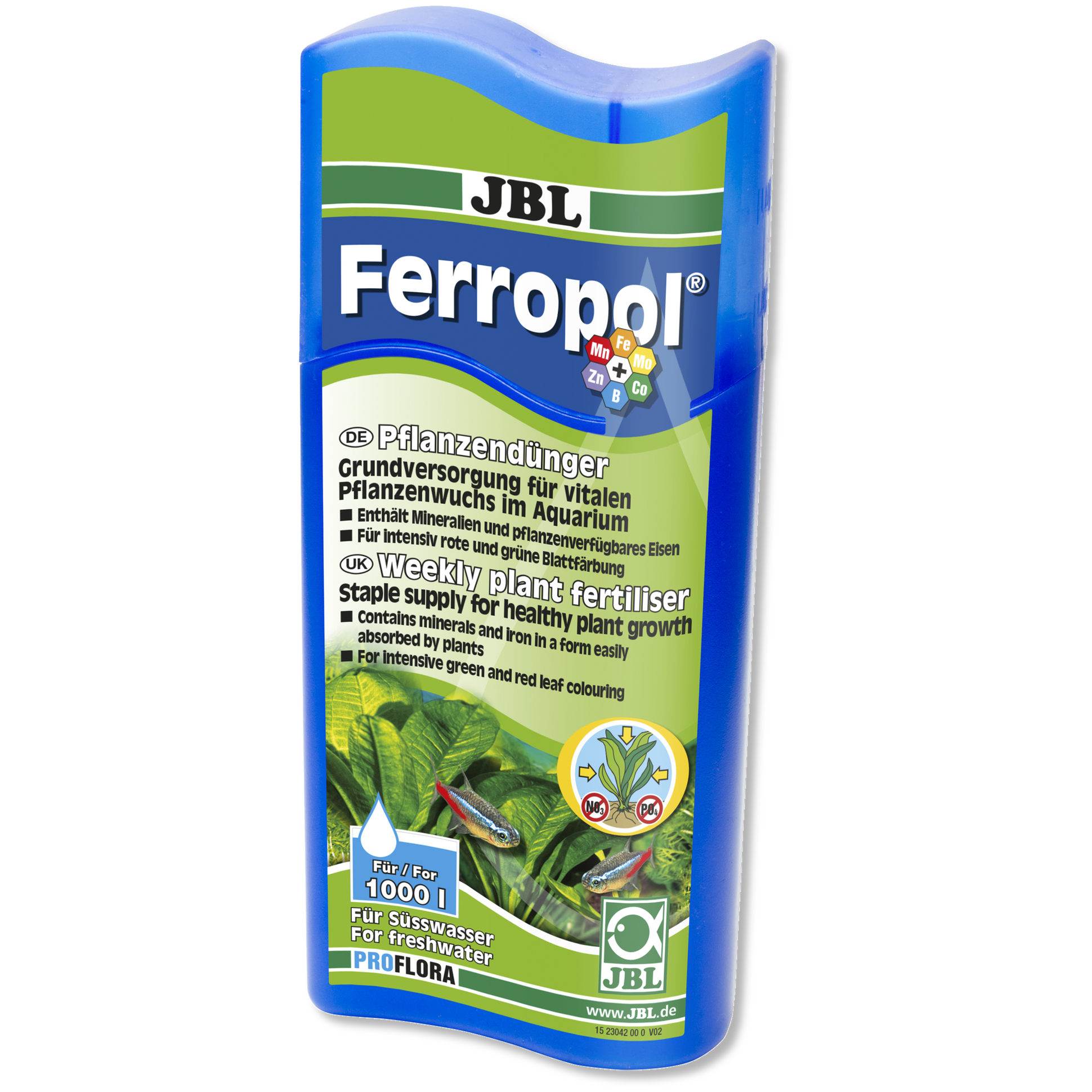 Удобрение для аквариумных растений JBL Ferropol 250 мл