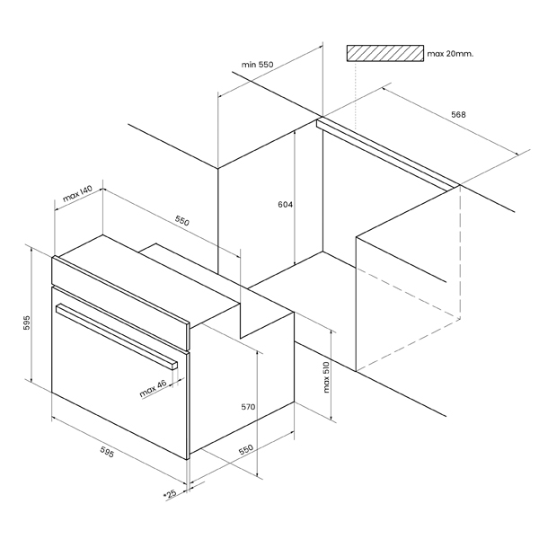 Газовый духовой шкаф kuppersberg hgg 663