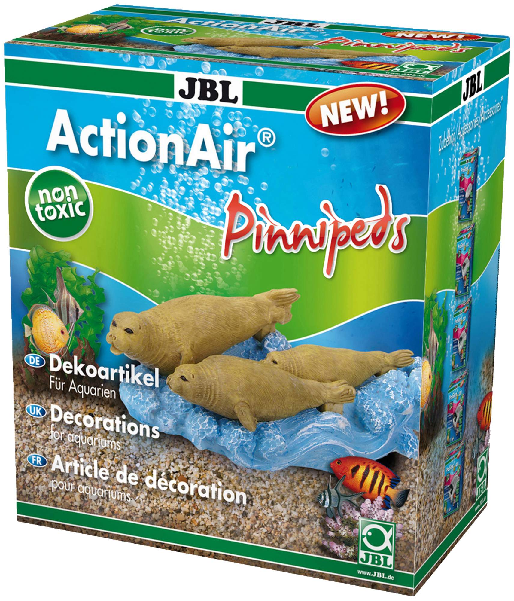 Распылитель для аквариума JBL ActionAir Pinnipeds в виде декорации, пластик