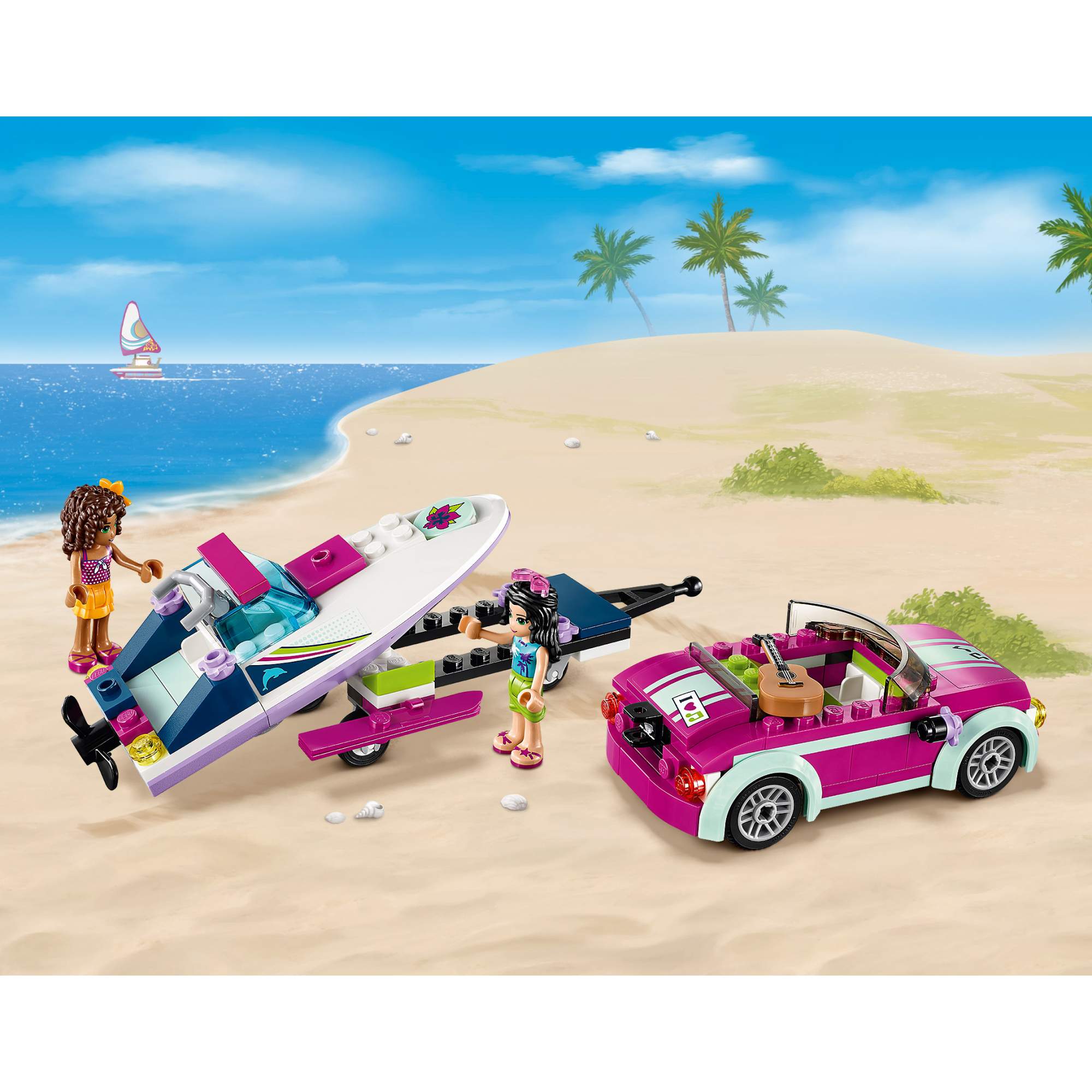 Отзывы о конструктор LEGO Friends Скоростной катер Андреа (41316) - отзывы  покупателей на Мегамаркет | конструкторы LEGO 41316 - 100000093316