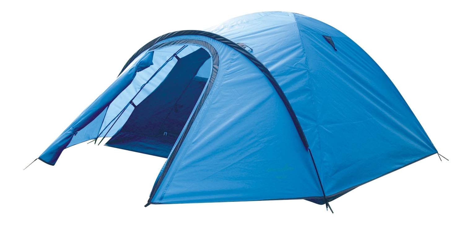 Фотография Палатка Green Glade Nida (Nevada) трехместная голубая №1
