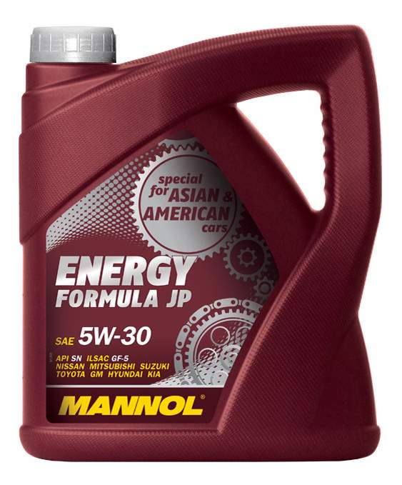 Моторное масло Mannol Energy Formula JP 1060-4 5W30 4л - купить в Москве, цены на Мегамаркет | 100022729017