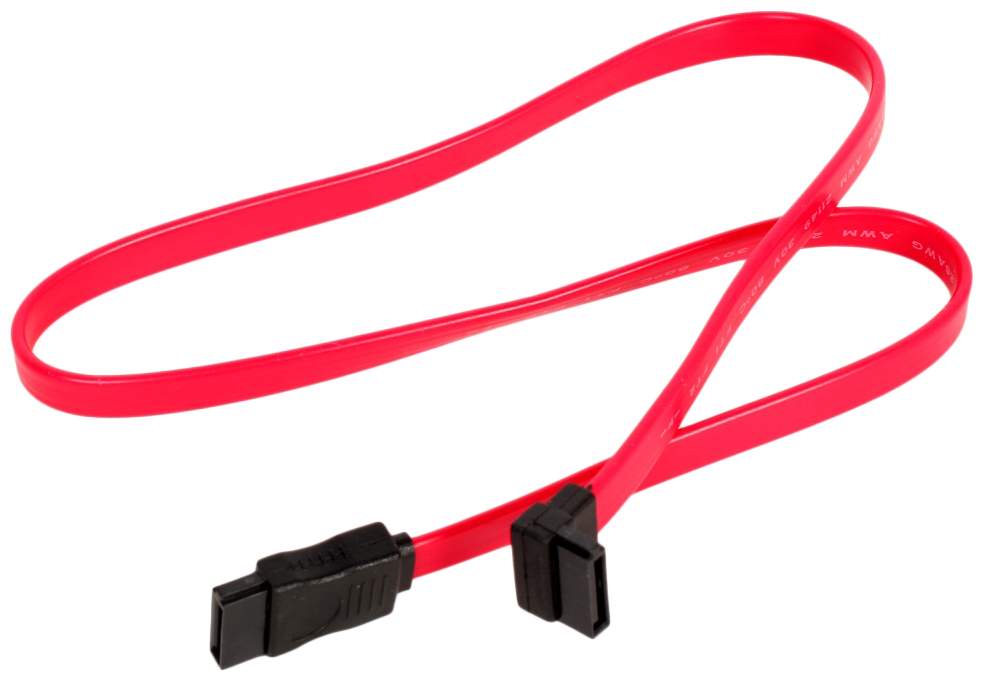 Кабель Orient SATA 7 pin-SATA 7 pin, M-M 0,5м Red (C910)