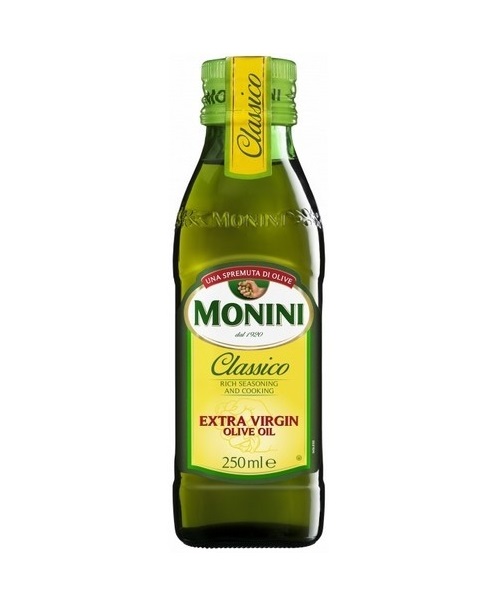 Масло оливковое Monini Classico Extra Virgin нерафинированное, холодного отжима, 250 мл