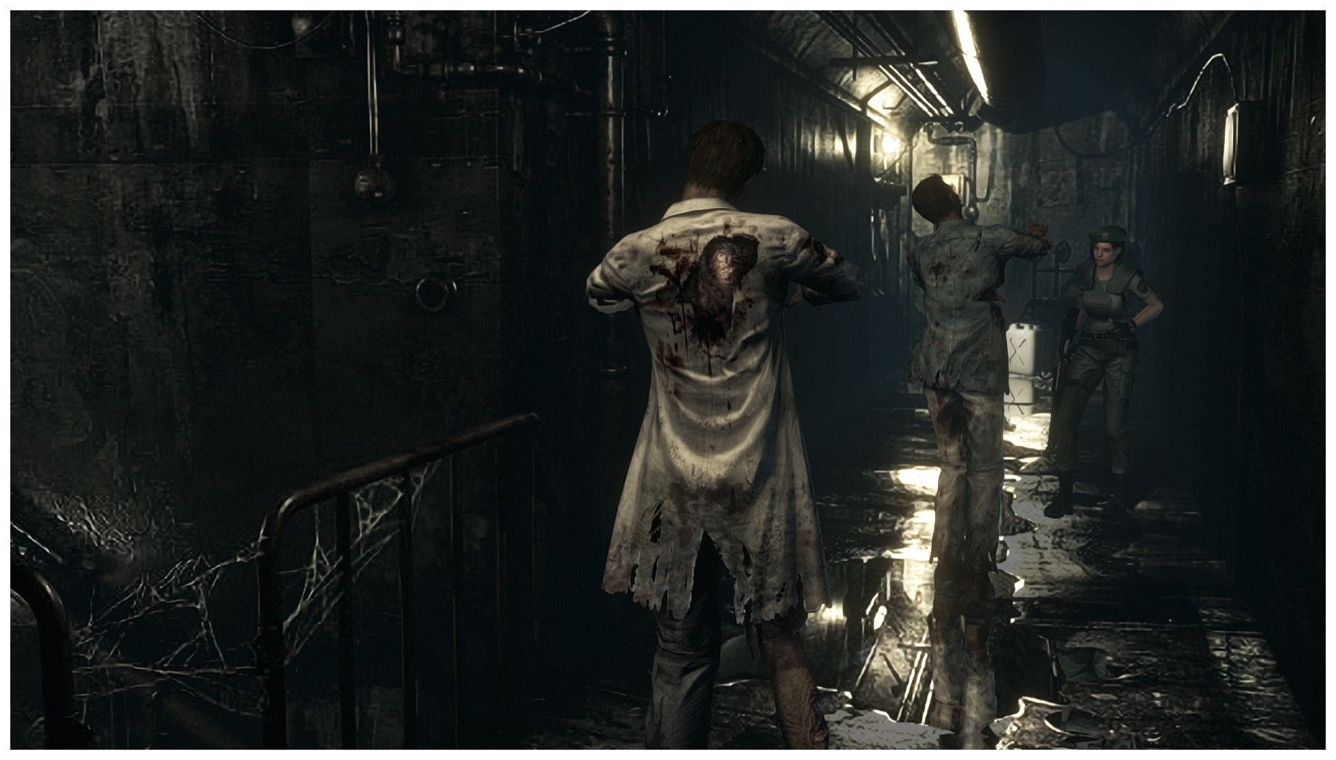 Horror games играть. Resident Evil 1 Remake.