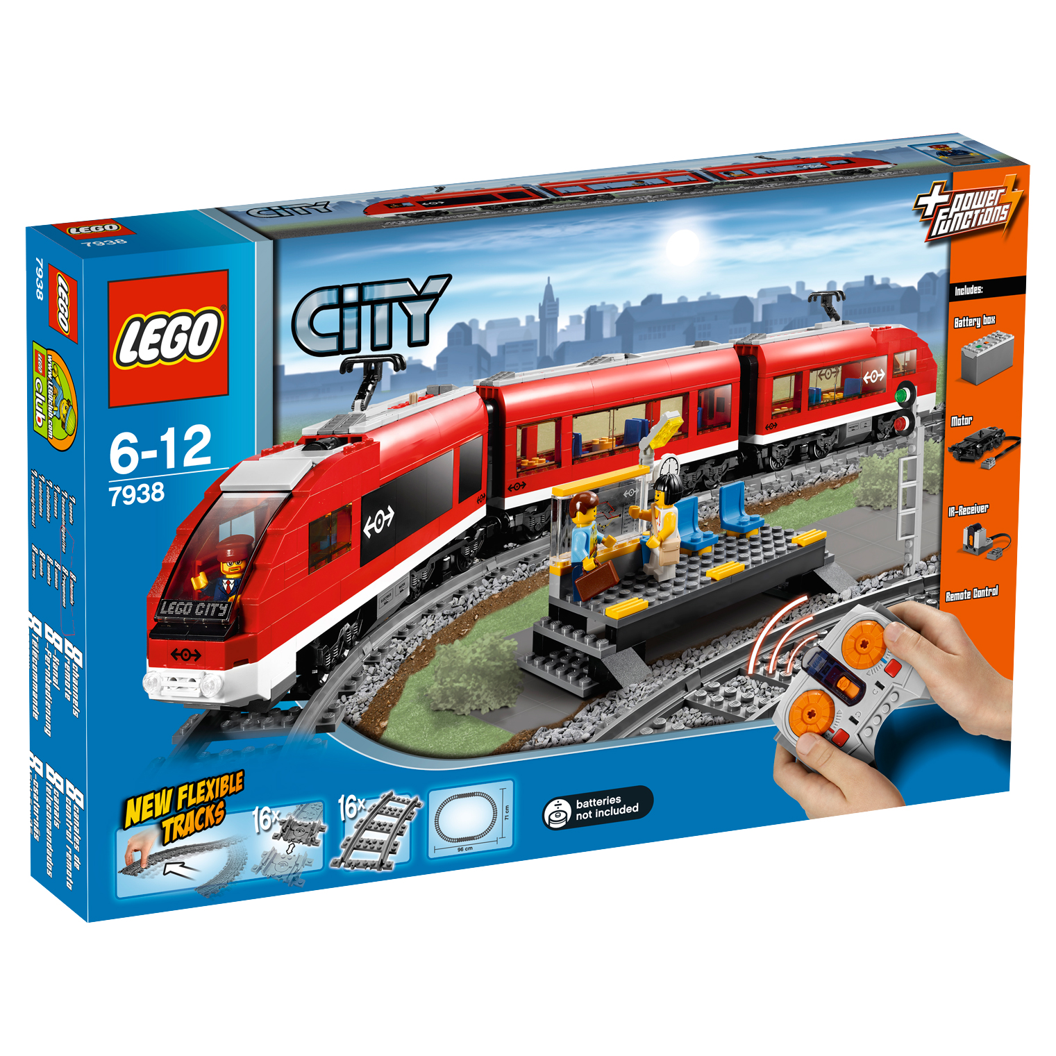 Купить конструктор LEGO City Trains Пассажирский поезд (7938), цены на  Мегамаркет | Артикул: 100000076117