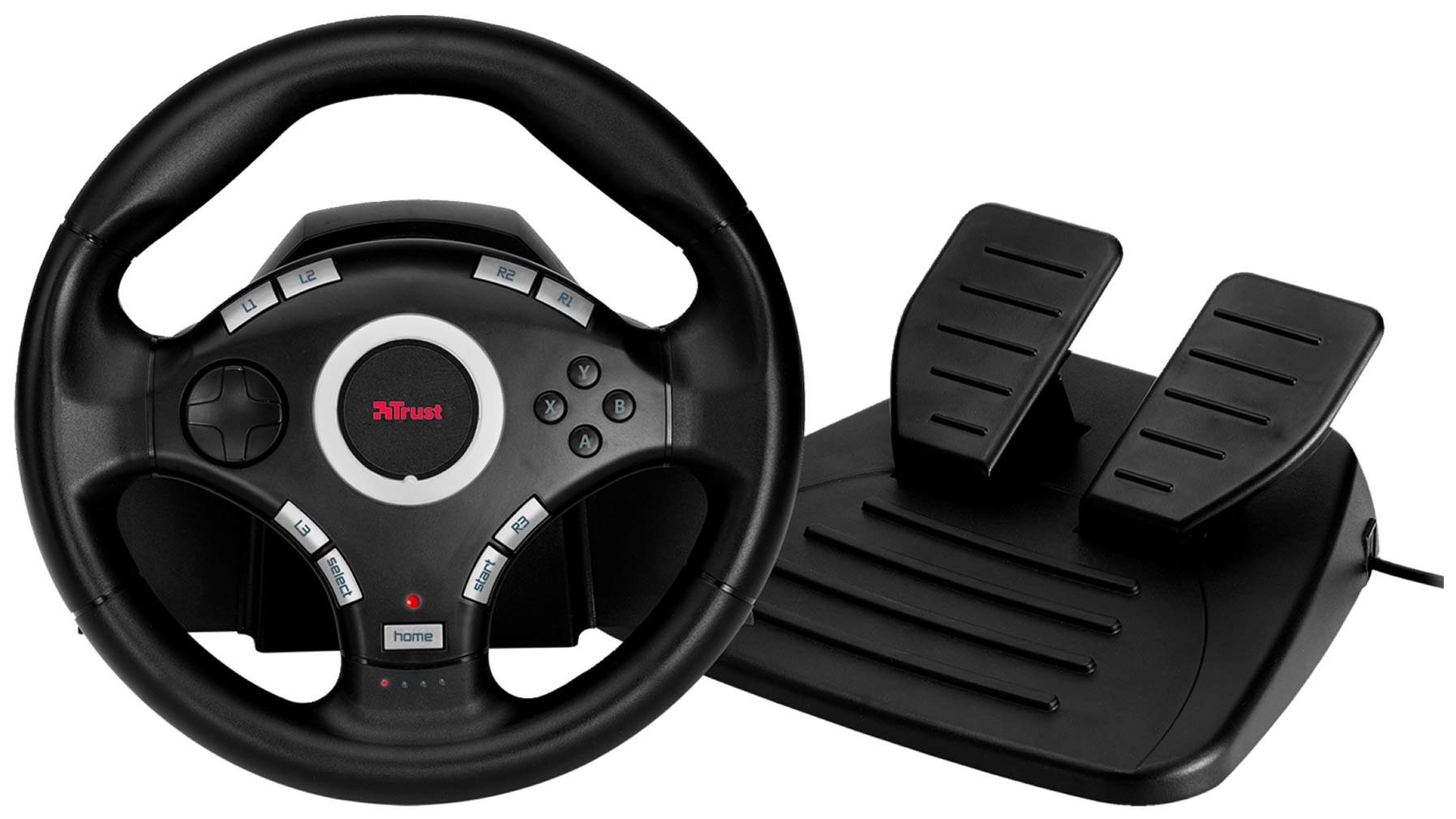 Игровой руль Trust GXT 27 Force Vibration Steering Wheel – купить в Москве,  цены в интернет-магазинах на Мегамаркет