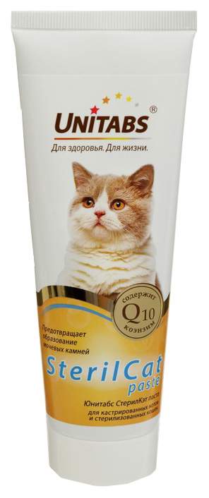 Витаминизированная паста для кошек Unitabs SterilCat, 150 мл