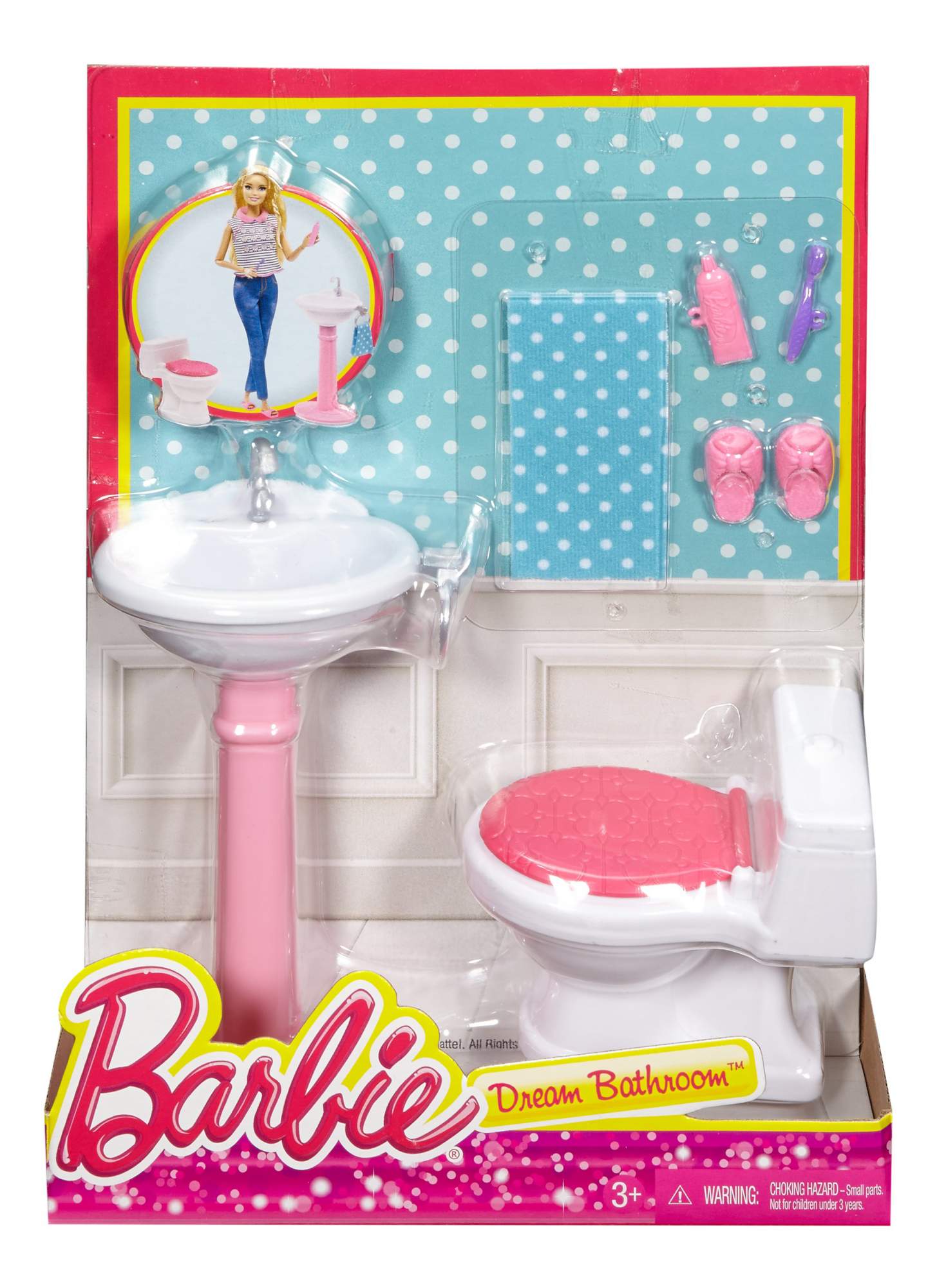 Наборы мебели Barbie DXR91 DTJ69 Dream Bathroom – купить в Москве, цены в  интернет-магазинах на Мегамаркет