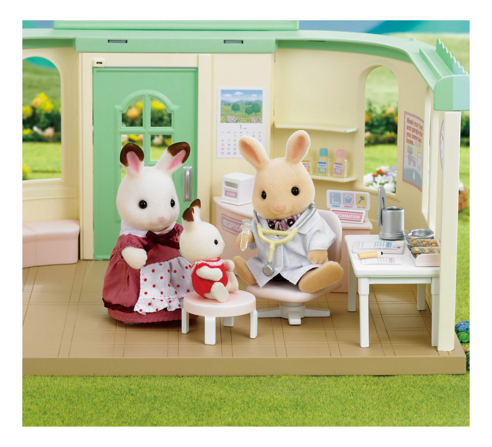 Купить игровой набор sylvanian families больница, цены на Мегамаркет