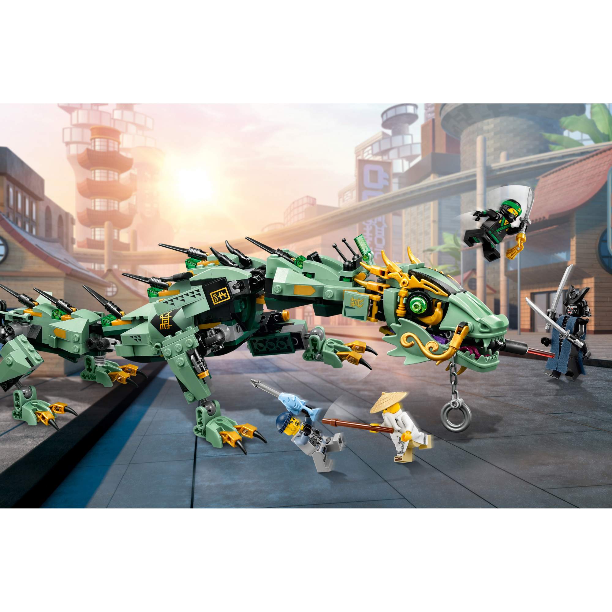 Отзывы о конструктор LEGO Ninjago Механический Дракон Зелёного Ниндзя  (70612) - отзывы покупателей на Мегамаркет | конструкторы LEGO 70612 -  100000093117