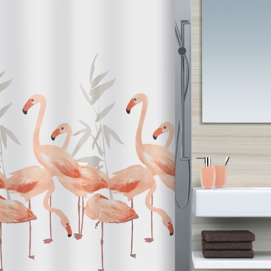 Штора для ванной Spirella Flamingo 1016355