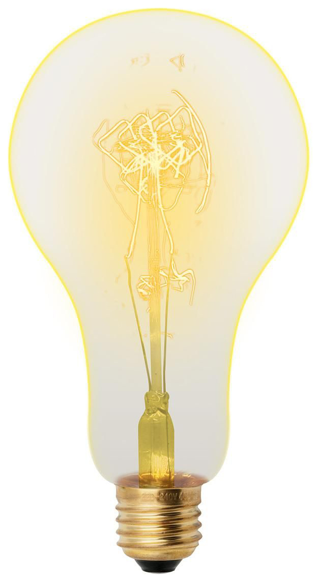 Лампа накаливания (UL-00000477) E27 60W груша золотистая IL-V-A95-60/GOLDEN/E27 SW01