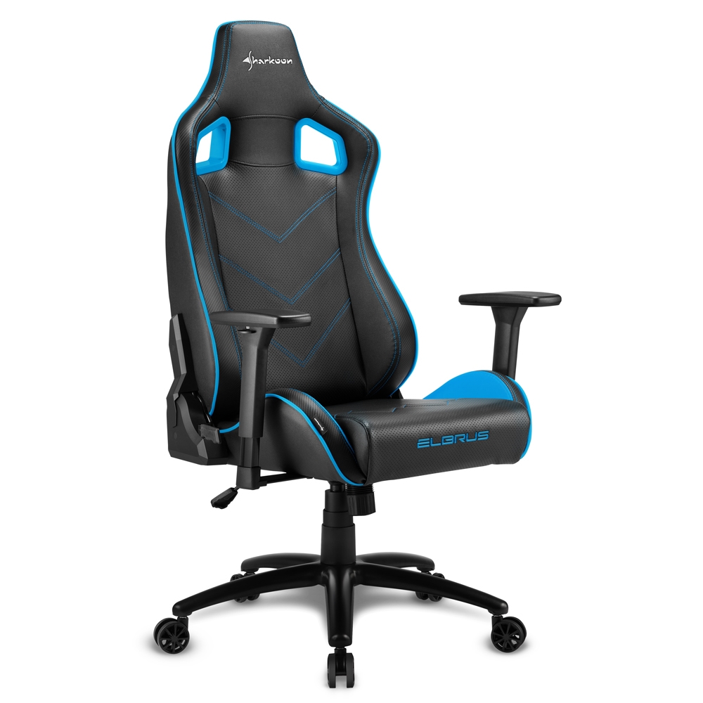 Кресло игровое Sharkoon Elbrus 2, black/blue