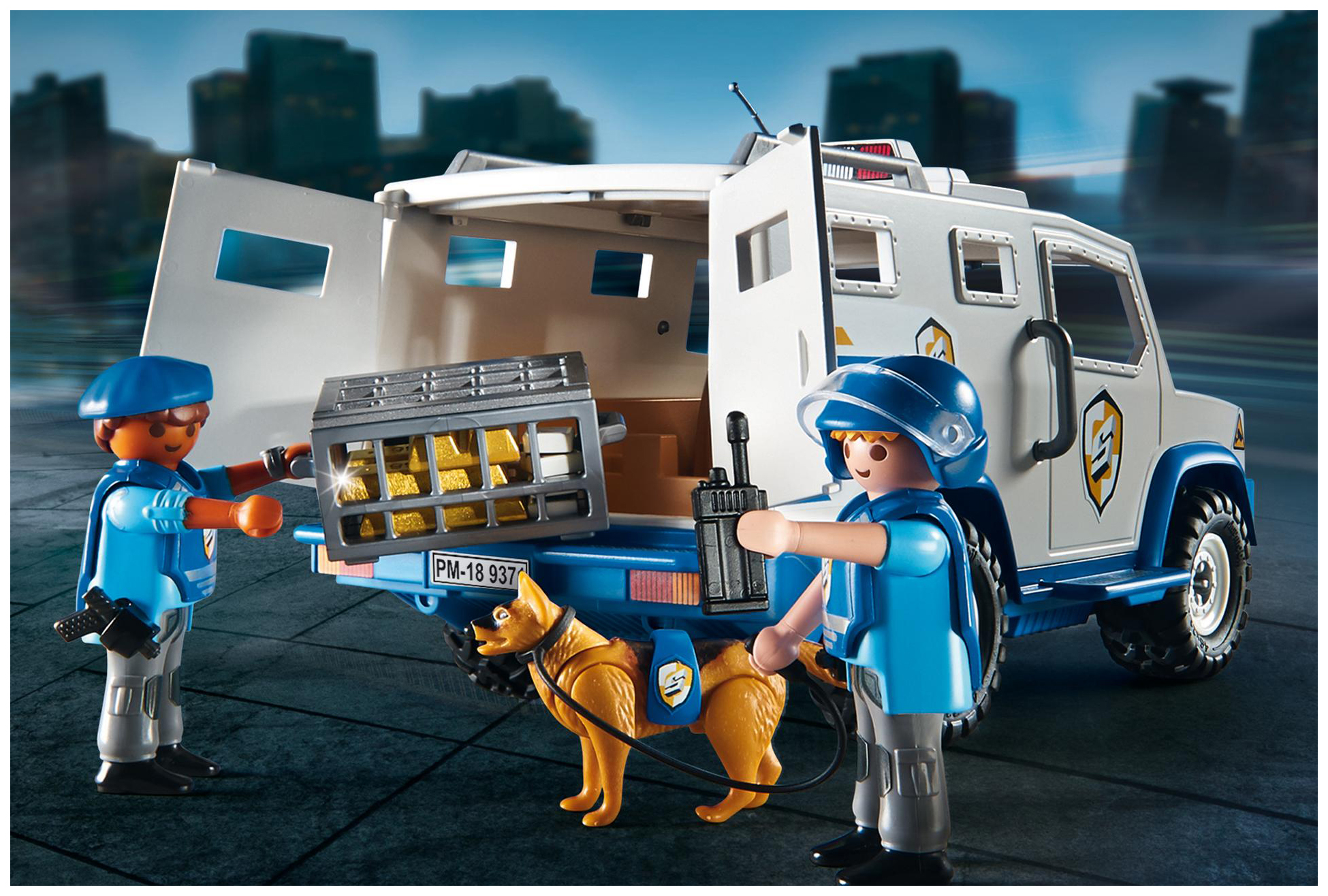 Игровой набор Playmobil Промо набор:Полицейская машина для перевозки денег  – купить в Москве, цены в интернет-магазинах на Мегамаркет