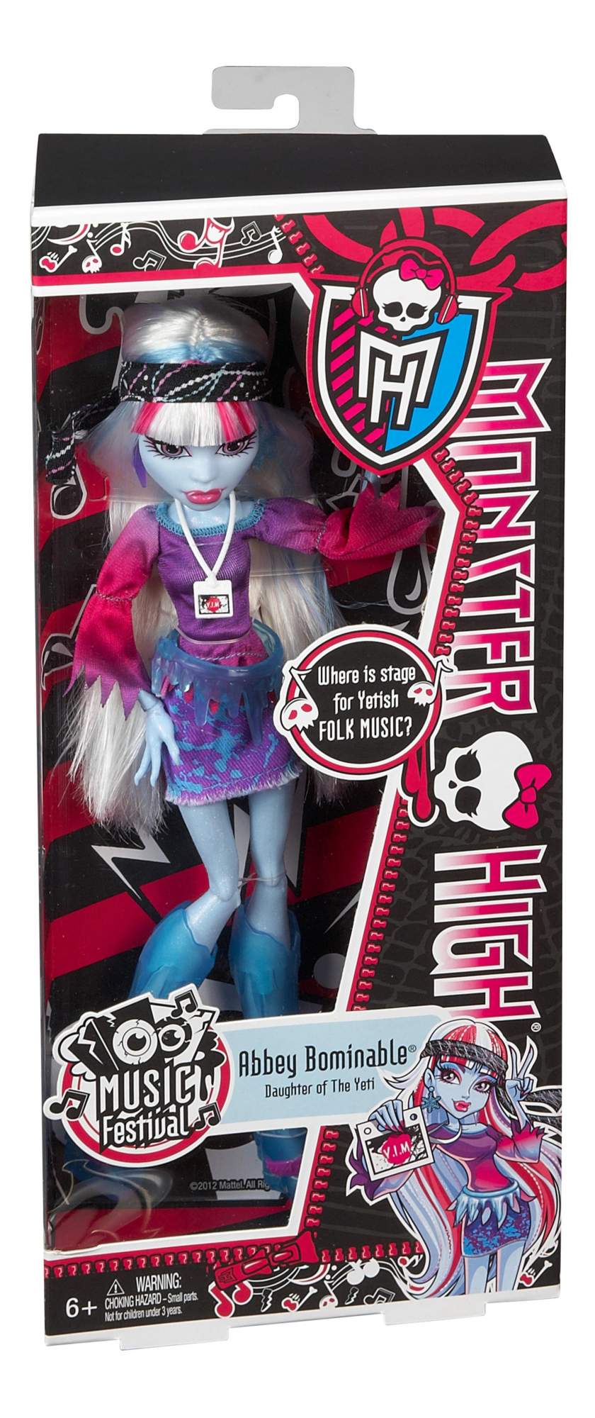 Кукла Monster High® Музыкальный фестиваль - Эбби Боминейбл Y7692 Y7695 –  купить в Москве, цены в интернет-магазинах на Мегамаркет