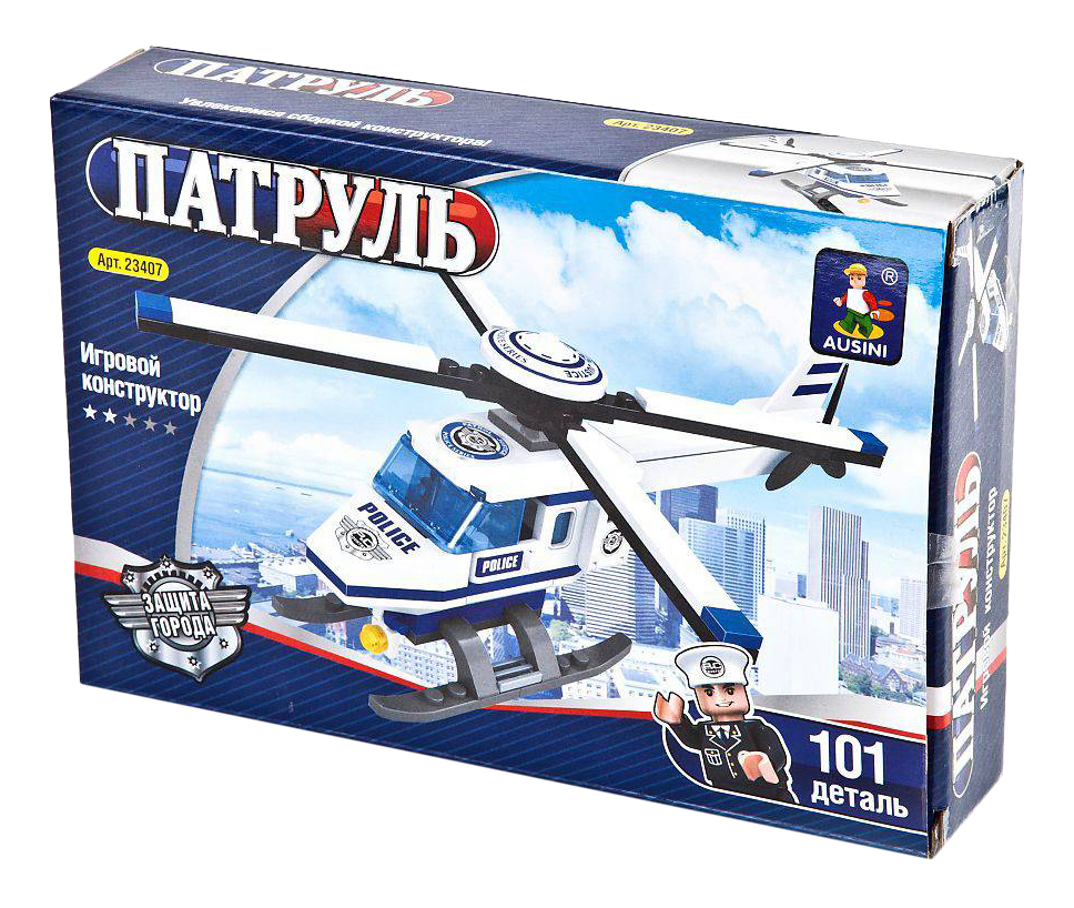 Конструкторы патруль. Ausini патруль полицейский вертолет 23407. Police 23407 конструктор. Конструктор Ausini полицейский патруль - вертолет. Конструктор Ausini патрульный вертолёт
