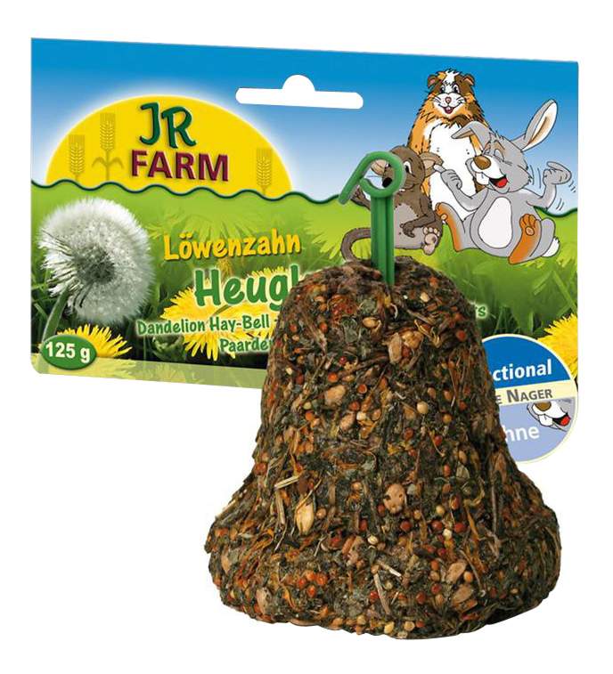 Лакомство для грызунов JR Farm Колокольчик из сена, с одуванчиком, 115г