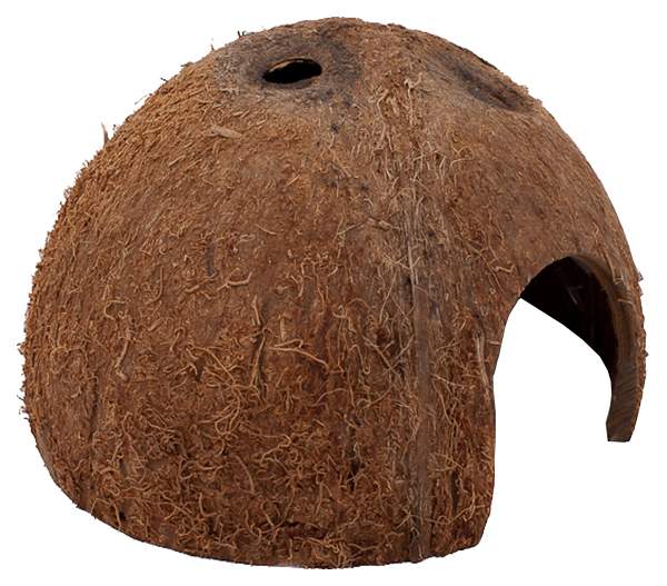 Пещера для террариума JBL Cocos Cava три четверти кокоса L, 10х10х10 см