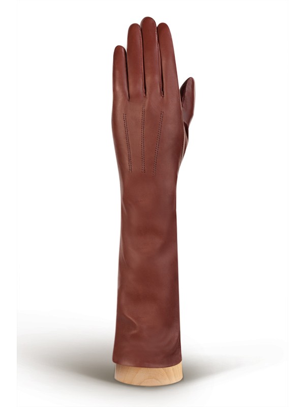 Перчатки женские Eleganzza IS598 коричневые 6.5