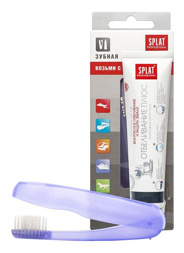 Зубная паста SPLAT Отбеливание 40 мл+зубная щетка