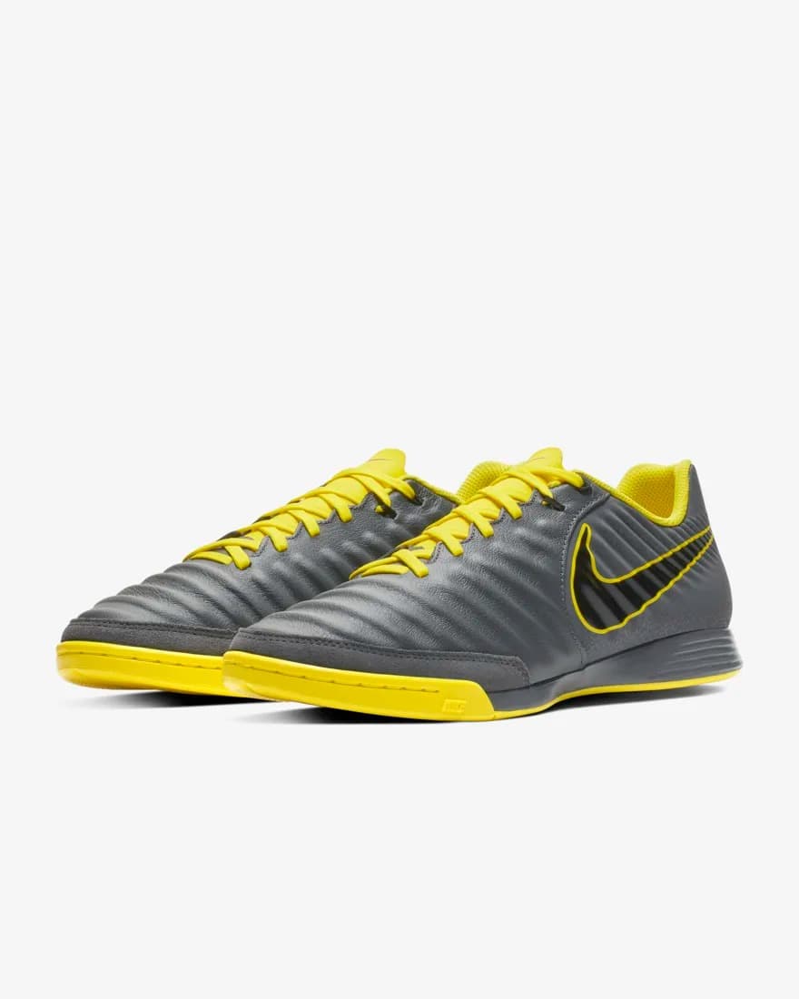 Бутсы Nike Tiempo LegendX VII Academy IC, серый/желтый, 10.5 US -  характеристики, техническое описание - маркетплейс sbermegamarket.ru