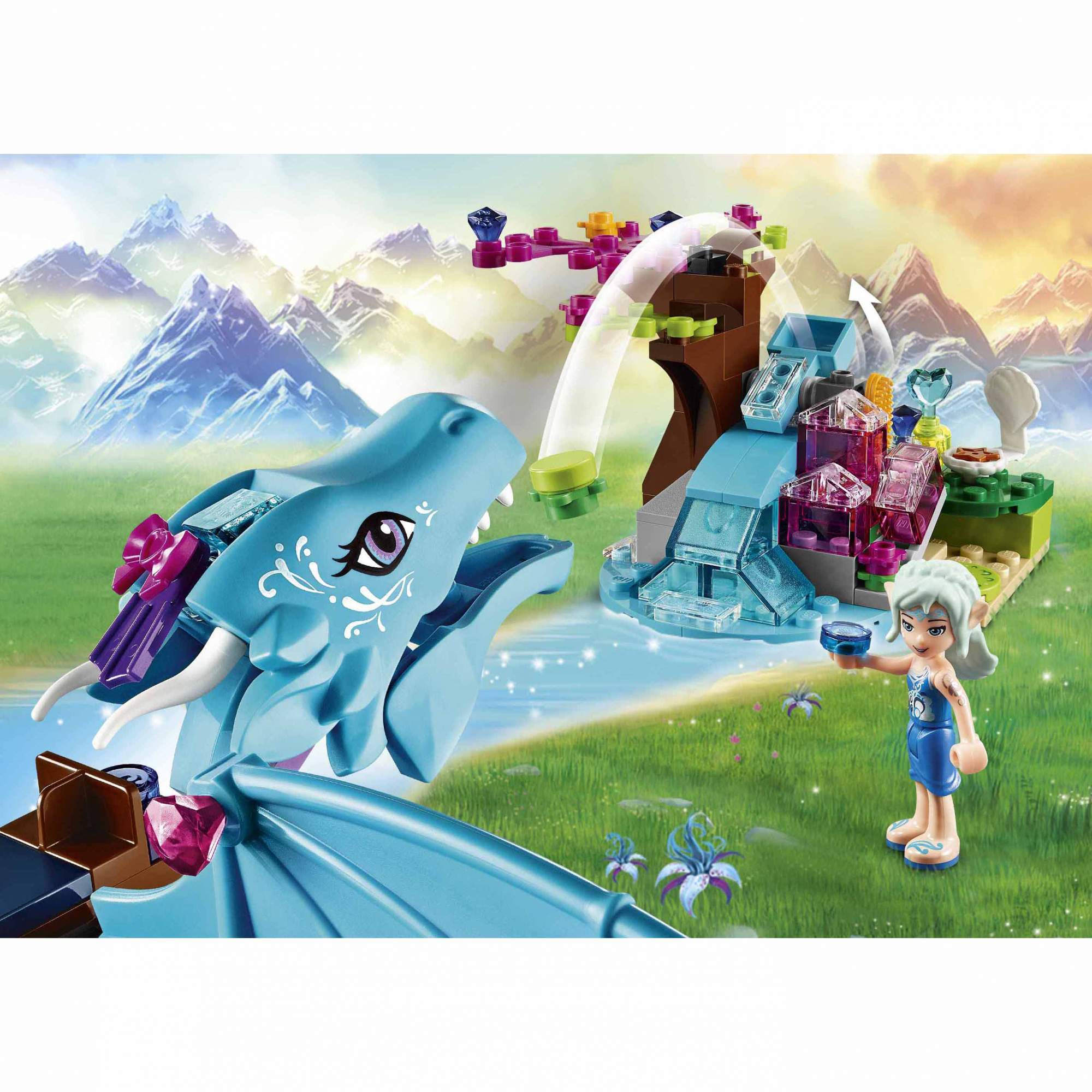 Купить конструктор LEGO Elves Приключение дракона воды (41172), цены на  Мегамаркет | Артикул: 100000075519