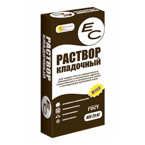 Ес смеси. Раствор кладочный ЕС 25 кг.