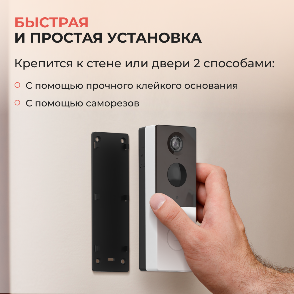 Умный дверной видеозвонок Botslab Video Doorbell R801 - отзывы покупателей  на Мегамаркет | 600013853801