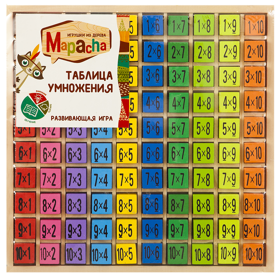 Отзывы о mapacha Развивающая игра Mapacha таблица умножения 76719 - отзывы  покупателей на Мегамаркет | развивающие игрушки 76719 - 100023262414