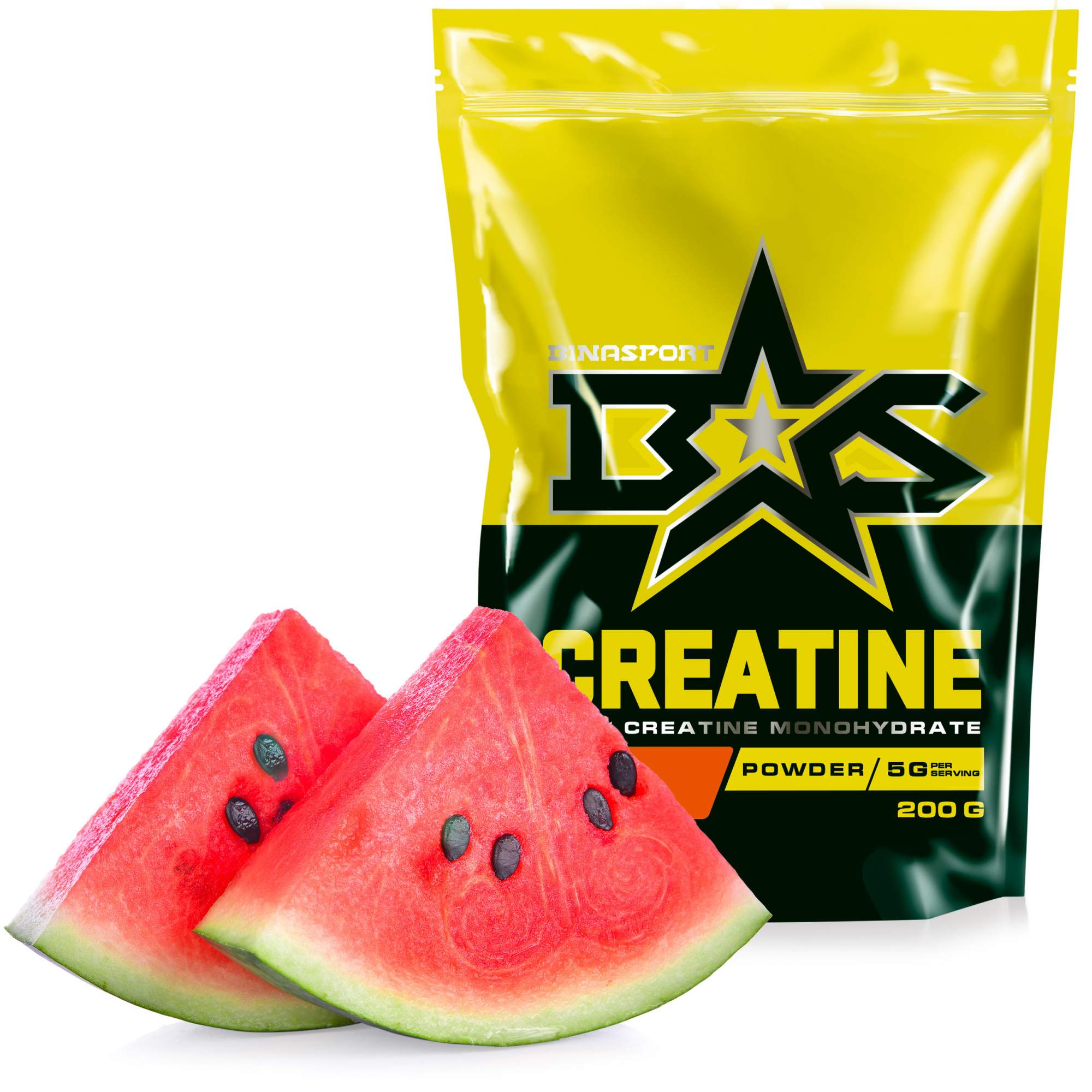 Креатин Binasport Creatine, 200 г, watermelon