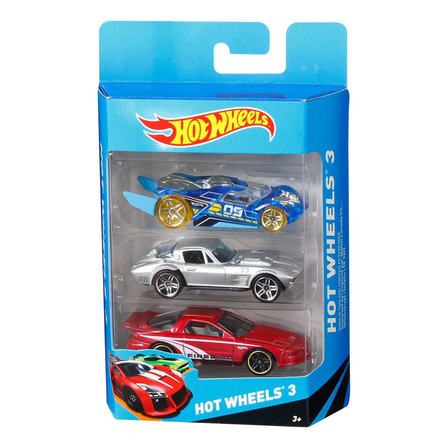 Купить набор пластиковых машинок Hot Wheels® (упаковка из 3-х) K5904 FJB72,  цены на Мегамаркет