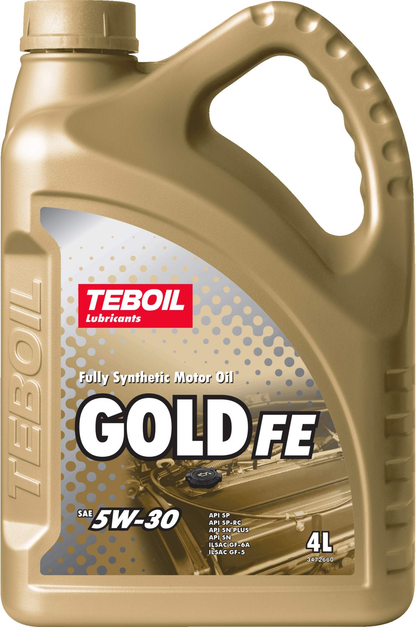 Моторное масло Teboil синтетическое 5w30 Gold Fe Api Sp 4л - купить в ...