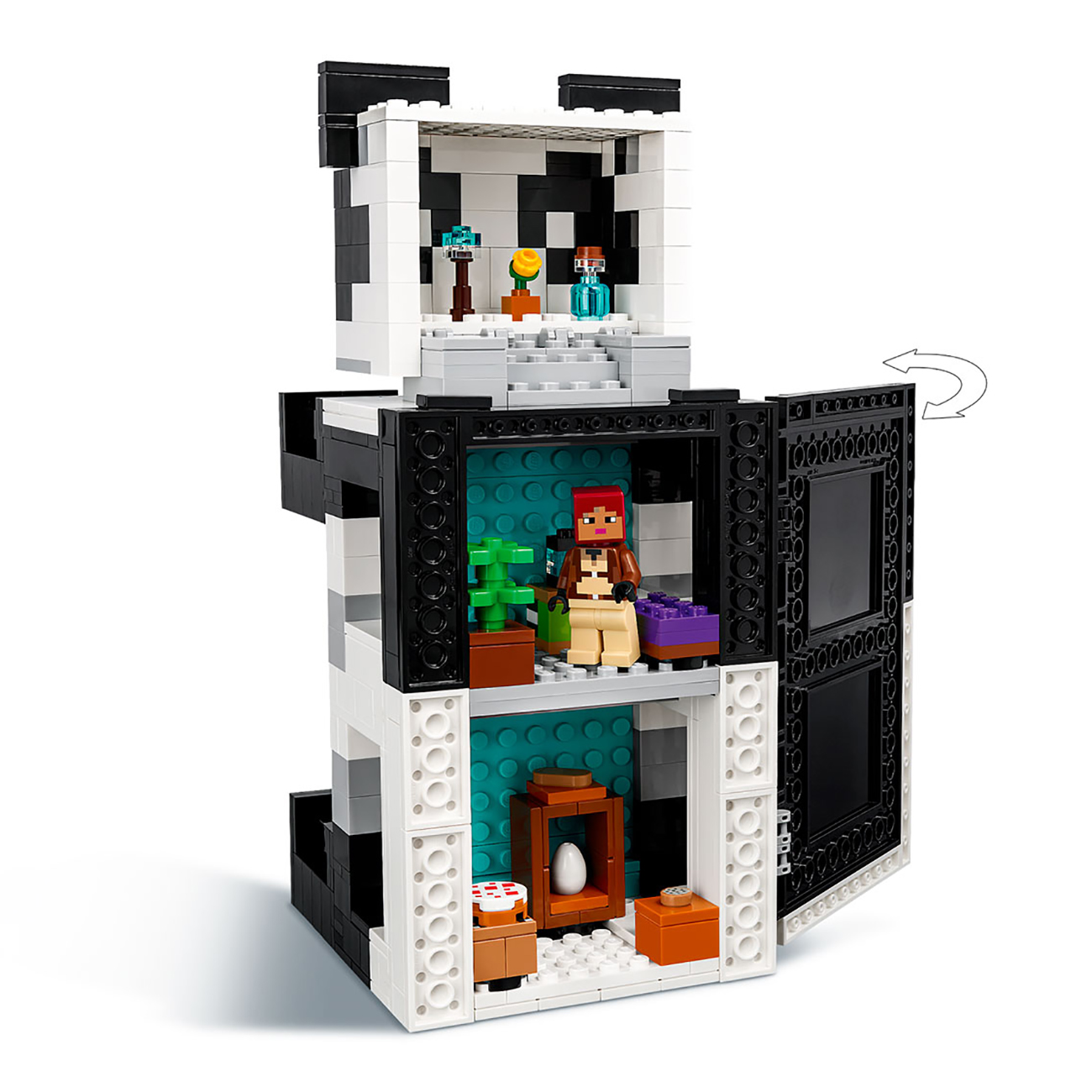 Купить конструктор LEGO Minecraft Дом панды, 553 детали, 21245, цены на  конструкторы в интернет-магазинах на Мегамаркет