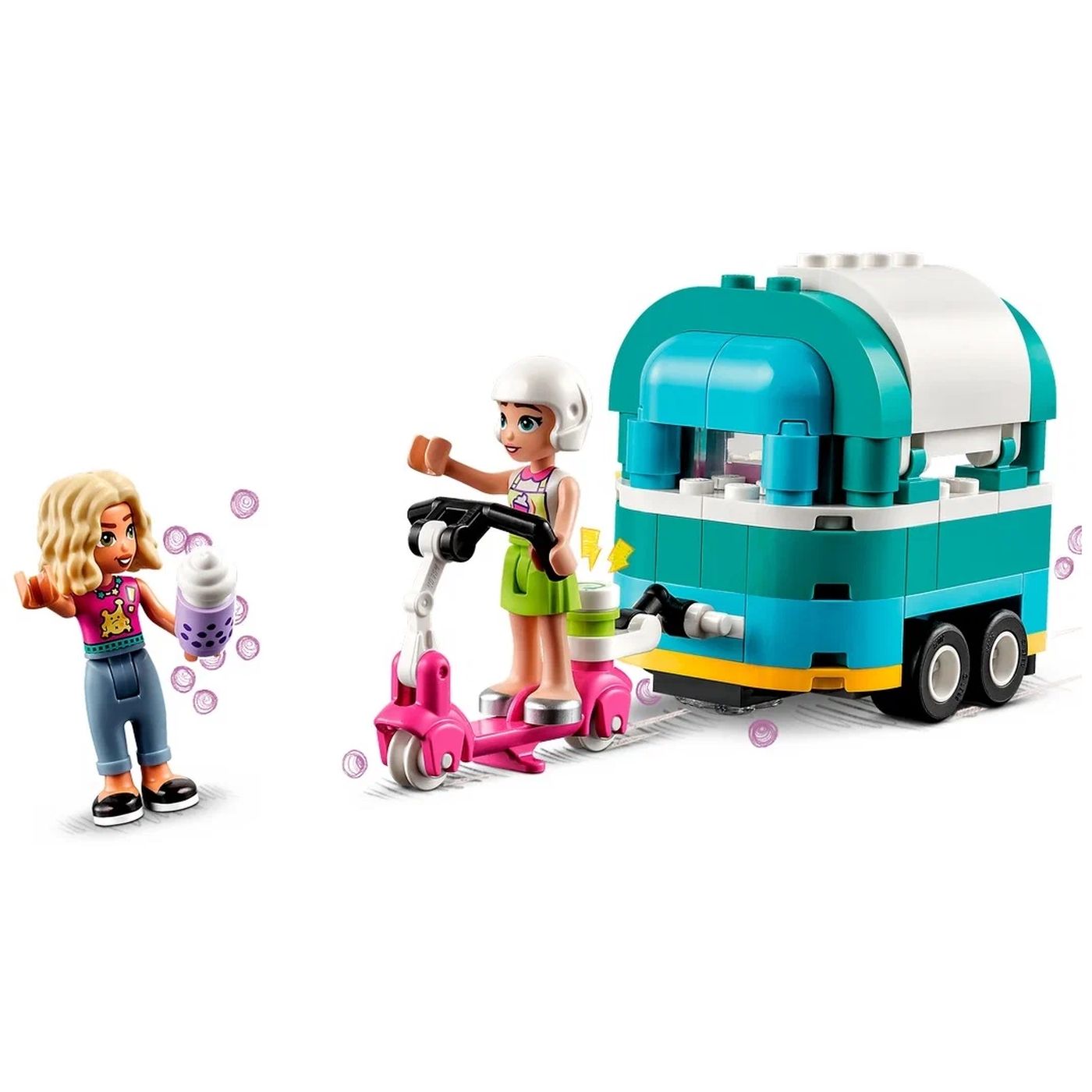 Конструктор LEGO Friends Мобильный магазин Бабл Ти, 109 деталей, 41733 -  купить в BABY BRICK, цена на Мегамаркет