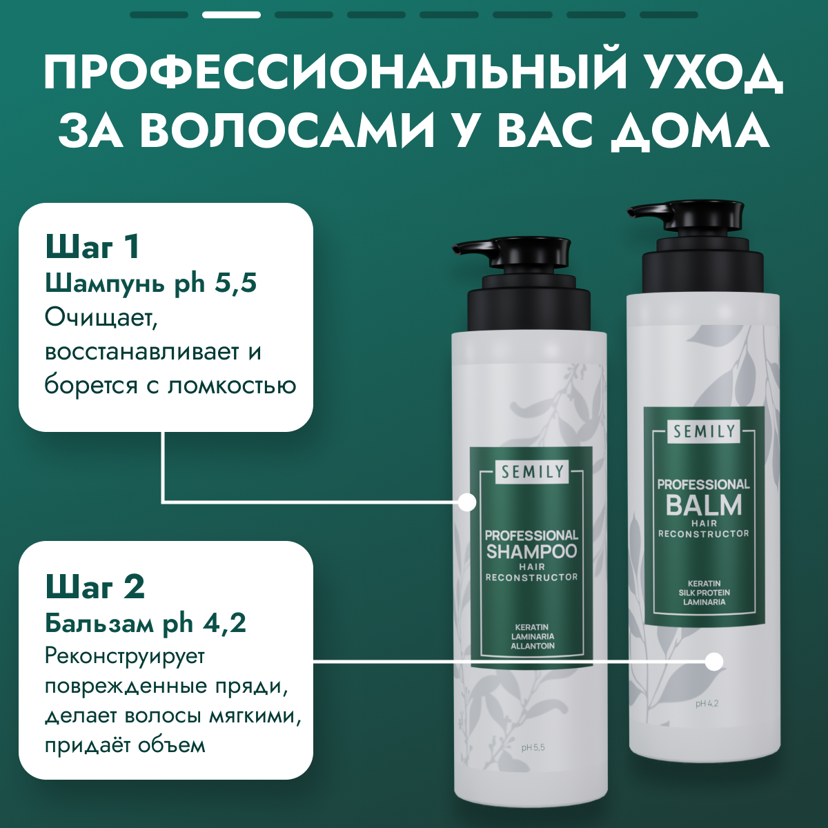 Купить набор кератиновый Шампунь и Бальзам Semily парфюмированный 400  400мл, цены на Мегамаркет | Артикул: 600015152184