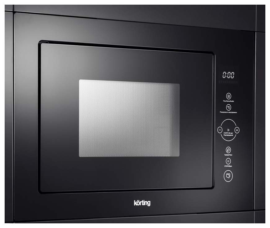 Встраиваемая микроволновая печь Korting KMI825TGN Black