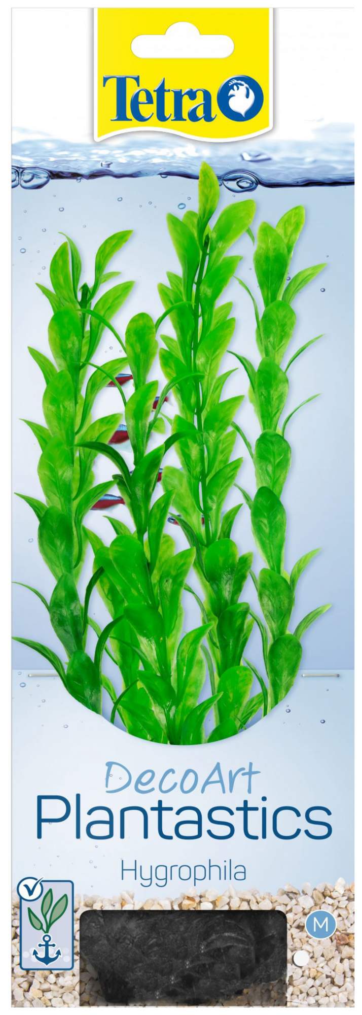 Искусственное растение для аквариума Tetra гигрофила M 23 см, пластик