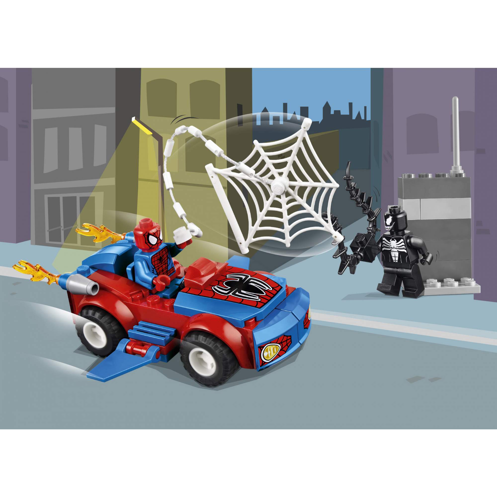 Конструктор LEGO Juniors Spider-Man: Автомобиль Человека-паука (10665) –  купить в Москве, цены в интернет-магазинах на Мегамаркет