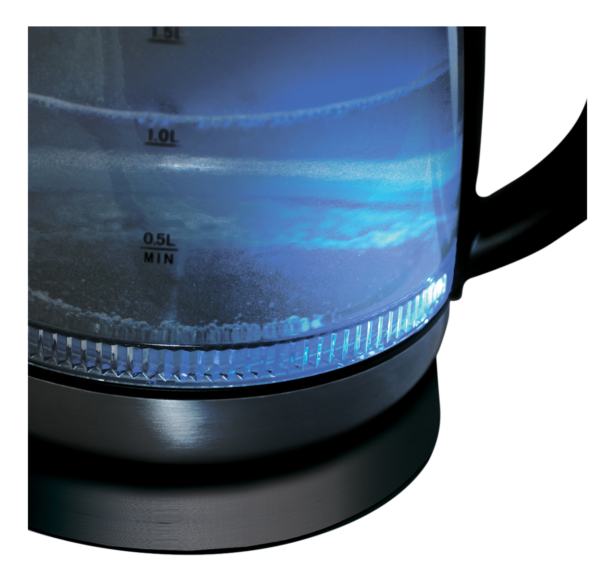 Чайник электрический REDMOND RK-G127 1.7 л Black, Transparent