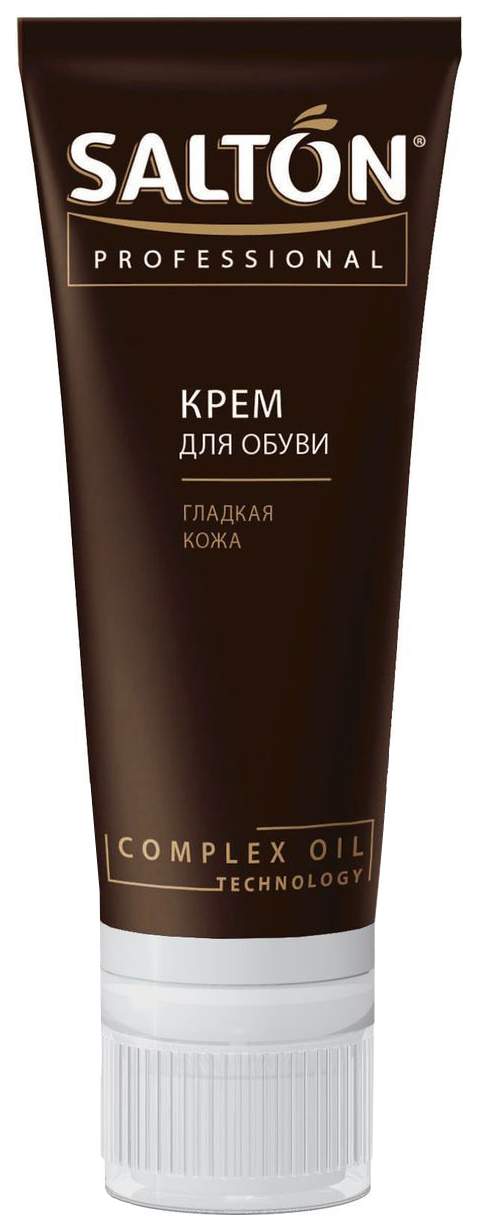 Крем для обуви Salton professional complex velour гладкая кожа белый 75 мл